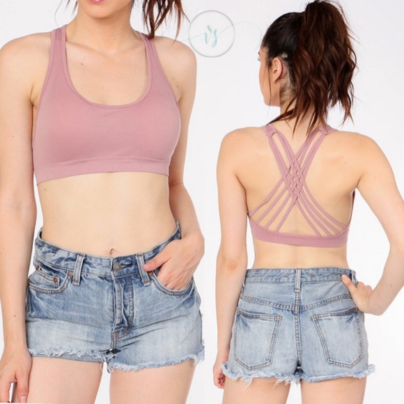 Vanille Style Other - Last One❗️Mauve Strappy Back Bralette